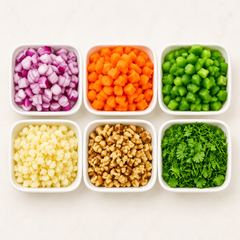 Chopped ingredients