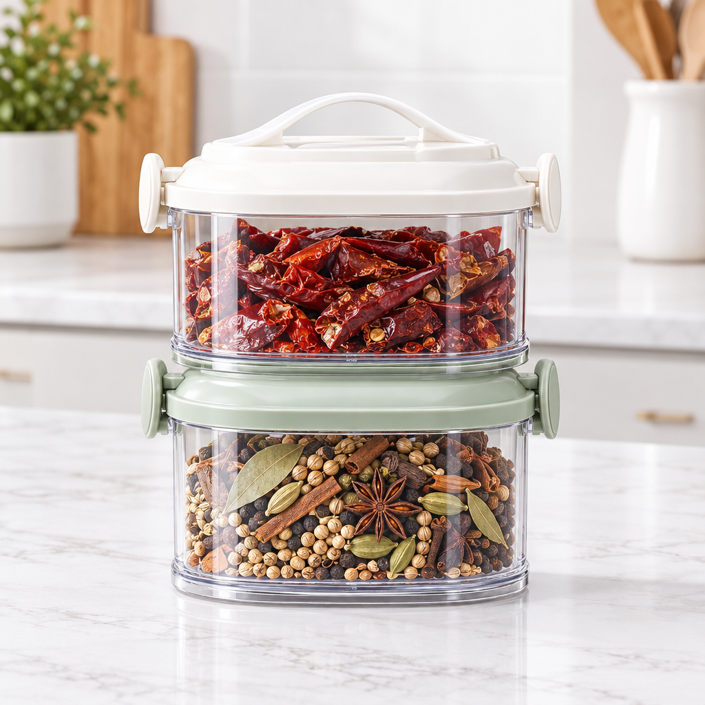 Multi-layer sealed spice organizer product photo