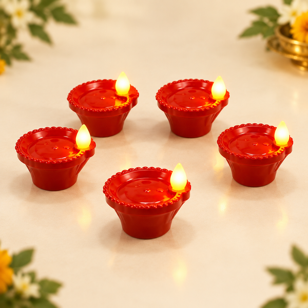 Red LED diyas product photo