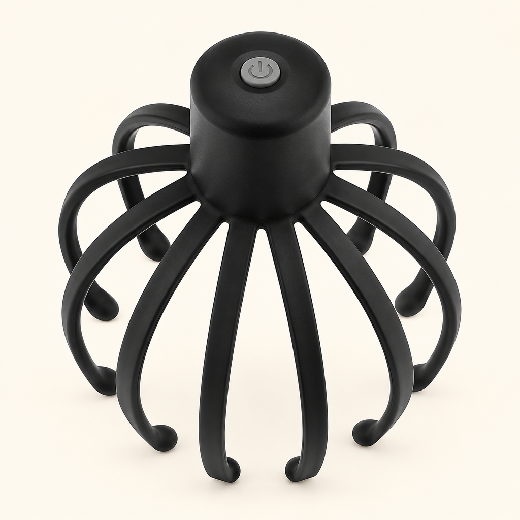 Black scalp massager product